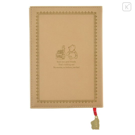 Japan Disney Store B6 Planner Monthly Schedule Book - Winnie the Pooh : Embossed Gold 2026 - 6