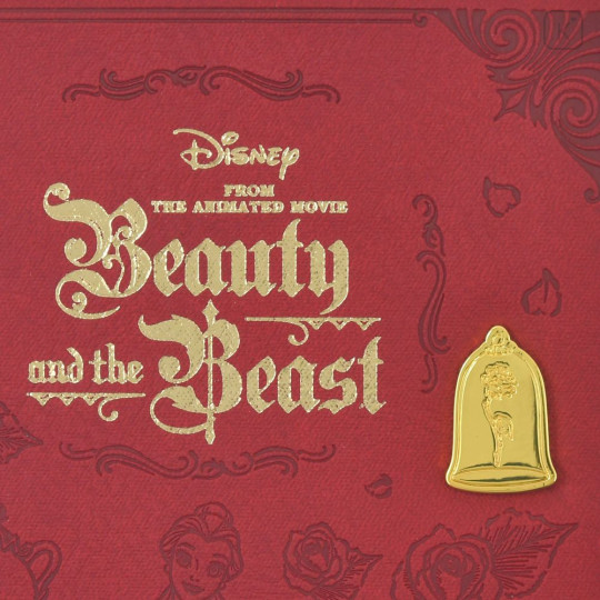Japan Disney Store B6 Planner Monthly Schedule Book - Beauty and the Beast : Embossed Red 2026 - 6
