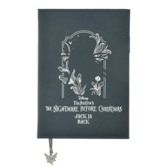 Japan Disney Store B6 Planner Monthly Schedule Book - Tim Burton's The Nightmare Before Christmas : Embossed Silver 2026