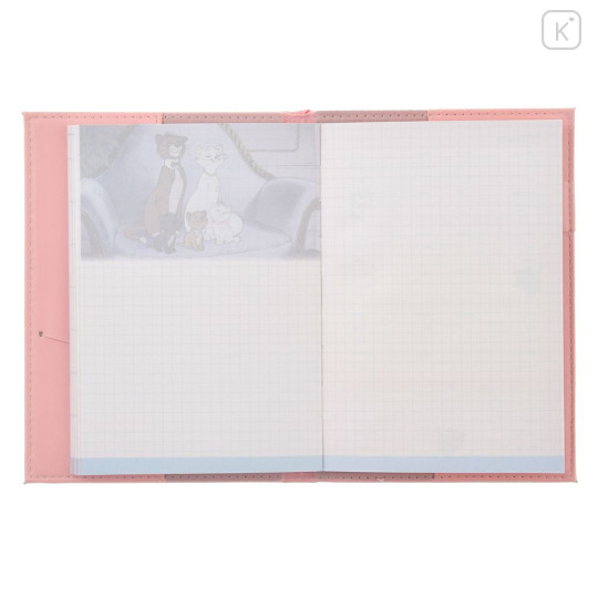 Japan Disney Store B6 Planner Monthly Schedule Book - The Aristocats : Embossed Pink 2026 - 3