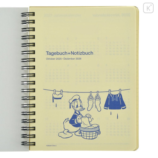 Japan Disney Store Rollbahn Planner Schedule Book - Donald : 2026 Monthly - 2