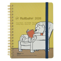 Japan Disney Store Rollbahn Planner Schedule Book - Winnie the Pooh : Reading 2026 Monthly