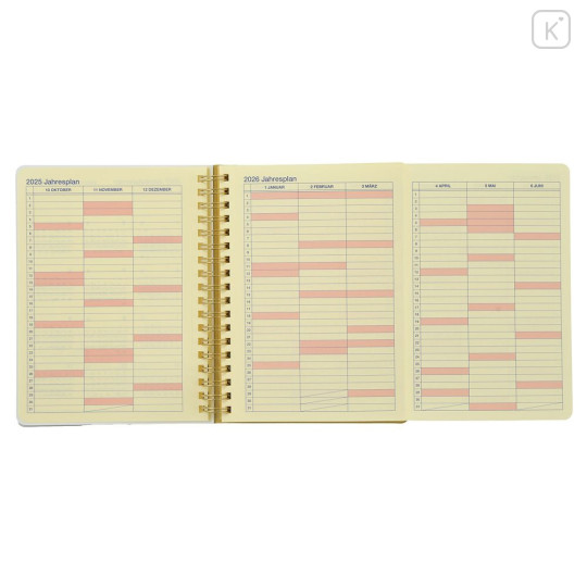 Japan Disney Store Rollbahn Planner Schedule Book - Winnie the Pooh : Reading 2026 Monthly - 4