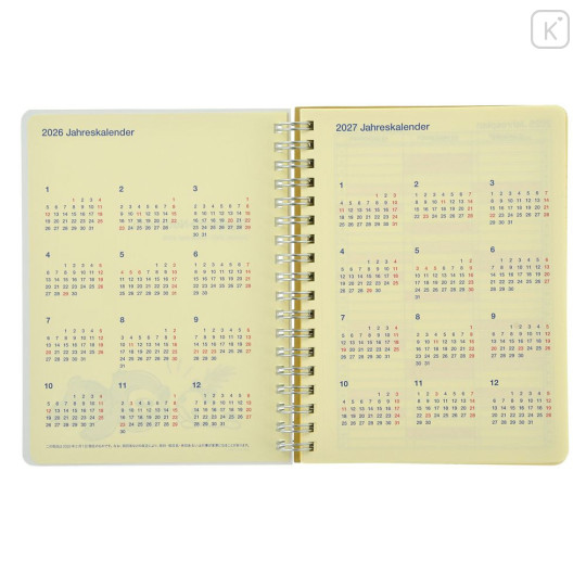 Japan Disney Store Rollbahn Planner Schedule Book - Lilo & Stitch : Sea 2026 - 3