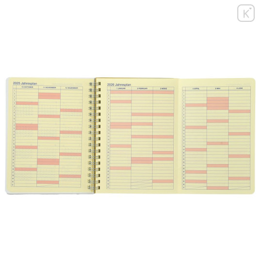 Japan Disney Store Rollbahn Planner Schedule Book - Lilo & Stitch : Sea 2026 - 4