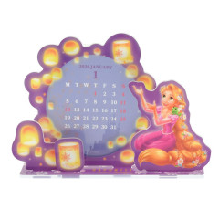Japan Disney Store Acrylic Calendar Stand - Rapunzel : Lantern Purple 2026