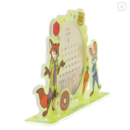 Japan Disney Store Acrylic Calendar Stand - Zootopia : 2026 - 7