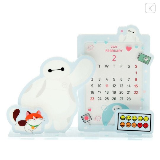 Japan Disney Store Acrylic Calendar Stand - Baymax : 2026 - 1