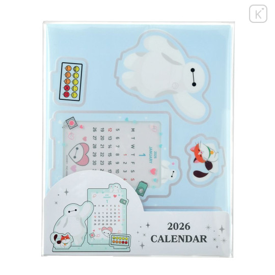 Japan Disney Store Acrylic Calendar Stand - Baymax : 2026 - 2