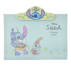 Japan Disney Wall Calendar with Magnet Clip - Scrump & Stitch : Costume 2026