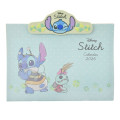 Japan Disney Store Wall Calendar with Magnet Clip - Scrump & Stitch : Costume 2026 - 1
