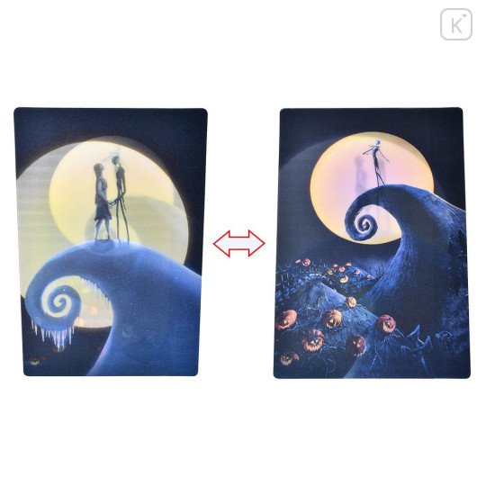 Japan Disney Store Postcard - Tim Burton's The Nightmare Before Christmas : Full Moon Lenticular - 1