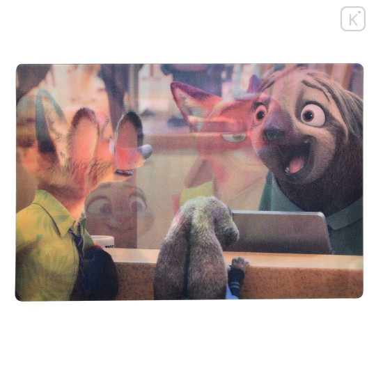 Japan Disney Store Postcard - Zootopia : News Lenticular - 3