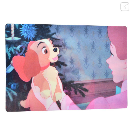 Japan Disney Store Postcard - Lady and the Tramp : Nice To Meet You Lenticular - 2