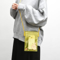 Japan Chiikawa IIIIpocket Smartphone Pouch - Usagi : Clear Yellow - 3