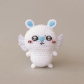 Japan Chiikawa Hamanaka Knit Plush Crochet Kit - Momonga - 5