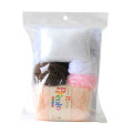 Japan Hamanaka × Chiikawa Knit Plush Crochet Kit - Kuri Manju - 4