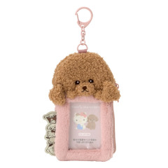 Japan Sanrio Original Card Holder with Pouch - My Pet Always With Me Toy Poodle
