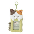 Japan Sanrio Original Card Holder with Pouch - My Pet Always With Me Calico Cat - 1