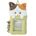 Japan Sanrio Original Card Holder with Pouch - My Pet Always With Me Calico Cat - 2