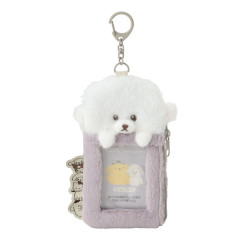 Japan Sanrio Original Card Holder with Pouch - My Pet Always With Me Bichon Frise