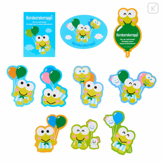Japan Sanrio Original Sticker Pack - Keroppi : Dreaming Balloon - 2