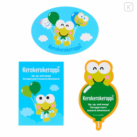 Japan Sanrio Original Sticker Pack - Keroppi : Dreaming Balloon - 3
