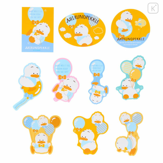 Japan Sanrio Original Sticker Pack - Pekkle : Dreaming Balloon - 2
