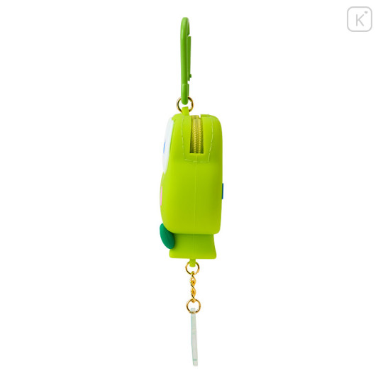 Japan Sanrio Original Face-shaped Silicone Mini Pouch - Keroppi : Dreaming Balloon - 3