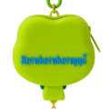 Japan Sanrio Original Face-shaped Silicone Mini Pouch - Keroppi : Dreaming Balloon - 5