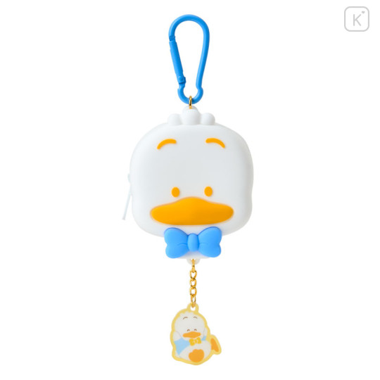 Japan Sanrio Original Face-shaped Silicone Mini Pouch - Pekkle : Dreaming Balloon - 1