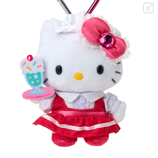 Japan Sanrio Mascot Holder - Hello Kitty : Maid Red - 2