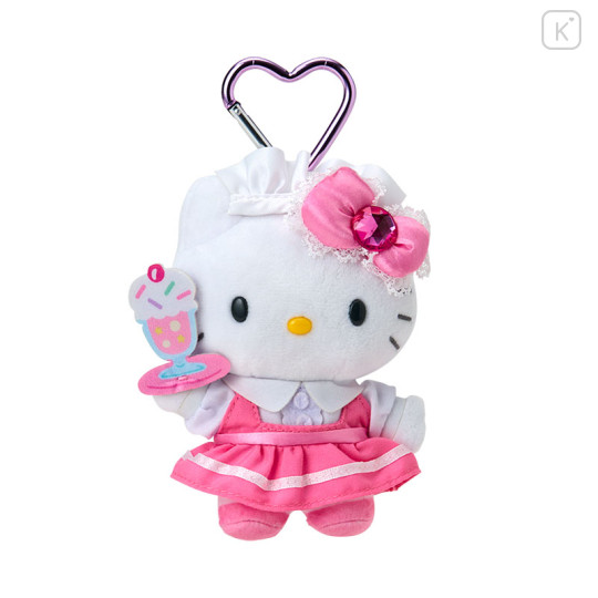 Japan Sanrio Mascot Holder - Hello Kitty : Maid Pink - 1