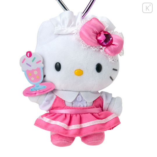 Japan Sanrio Mascot Holder - Hello Kitty : Maid Pink - 2
