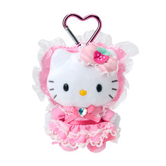 Japan Sanrio Mascot Holder - Hello Kitty : Lolita Pink