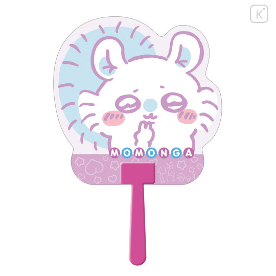 Japan Chiikawa Die-cut Fan - Momonga - 1
