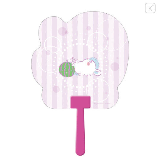 Japan Chiikawa Die-cut Fan - Momonga - 2