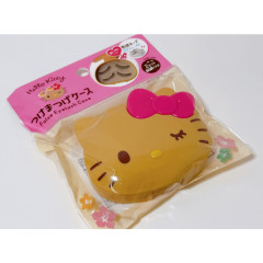 Japan Sanrio Accessory Case - Hello Kitty : Tan Swimsuit Party Wink