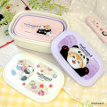 Japan Mofusand Nesting Food Storage Container Set - Panda Cat Nyan - 2