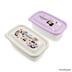 Japan Mofusand Microwave Food Storage Container Set - Panda Cat Nyan
