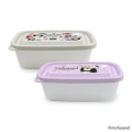 Japan Mofusand Microwave Food Storage Container Set - Panda Cat Nyan - 4