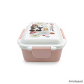 Japan Mofusand Bento Lunch Box 500ml - Panda Cat Nyan White Pink - 4
