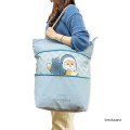Japan Mofusand Expandable Tote Bag (L) - Shark Cat Nyan Blue - 2