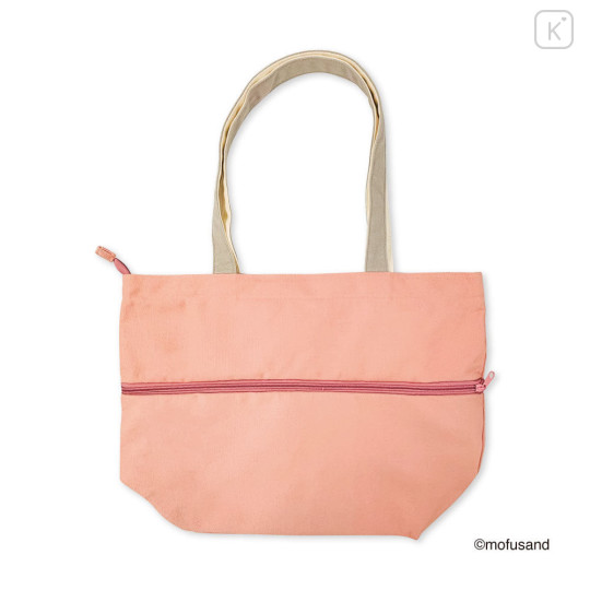 Japan Mofusand Expandable Tote Bag (L) - Rabbit Cat Nyan Pink - 7