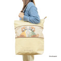 Japan Mofusand Expandable Tote Bag (L) - Red Panda Cat Nyan Beige - 2