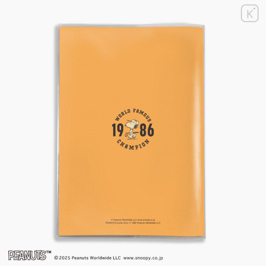 Japan Peanuts A5 Planner Monthly Schedule Book - Snoopy : Game Orange 2026 - 2