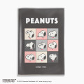 Japan Peanuts A5 Planner Monthly Schedule Book - Snoopy : Face Black 2026 - 1
