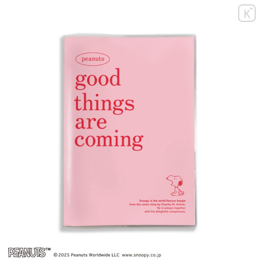 Japan Peanuts B6 Planner Monthly Schedule Book - Snoopy : Good Things Are Coming 2026 - 1