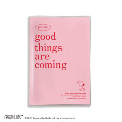 Japan Peanuts B6 Planner Monthly Schedule Book - Snoopy : Good Things Are Coming 2026