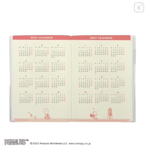 Japan Peanuts B6 Planner Monthly Schedule Book - Snoopy : Good Things Are Coming 2026 - 4